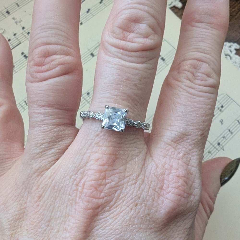 Silver Women's Ring Adjustable